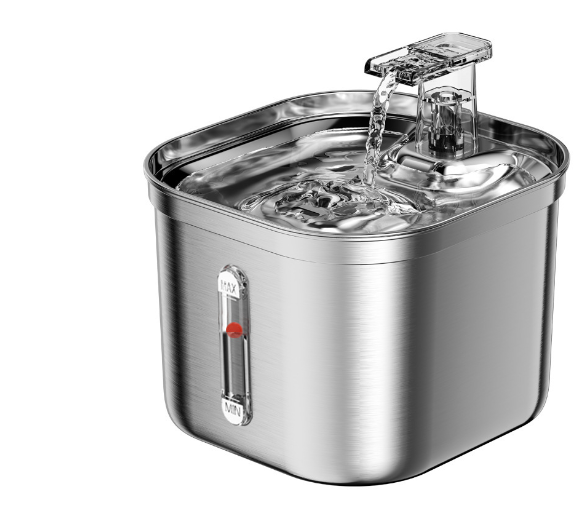 2.2L Stainless Steel Pet Water Fountain | Motion Sensor | Multi-Filter | Cats & Dogs